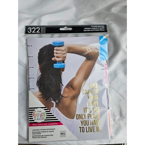 The Happy Planner Undated Fitness Extension 322 Pieces - Picture 1 of 2